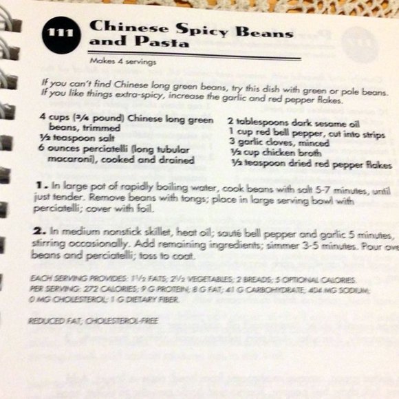 Weight Watchers Slim Ways with Pasta cookbook - Picture 6 of 10